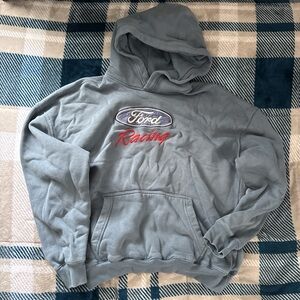 Ford Racing Gray and Red Hoodie